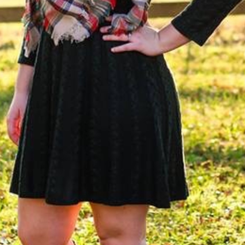 Green knee high dress